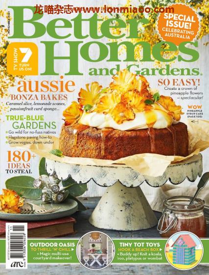 [澳大利亚版]Better Homes and Gardens 美好家园生活杂志 2021年11月刊